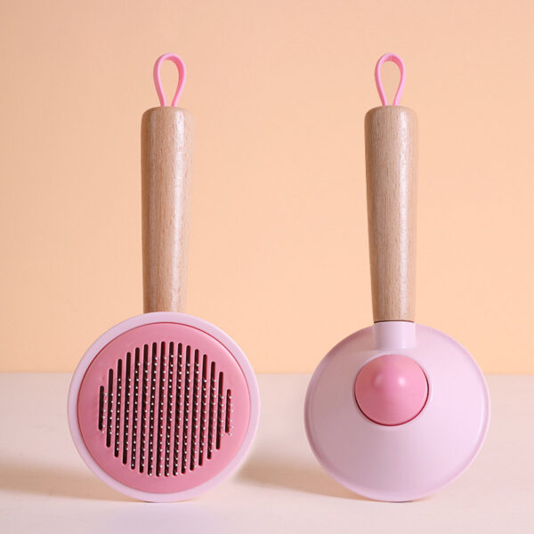Wooden Pet Hair Brush
