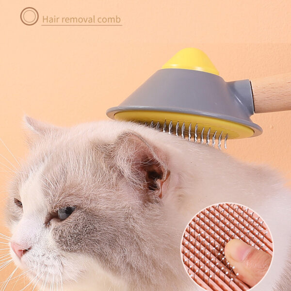 Wooden Pet Hair Brush