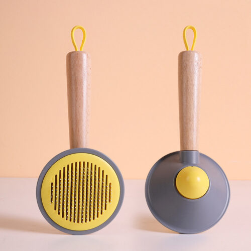 Wooden Pet Hair Brush